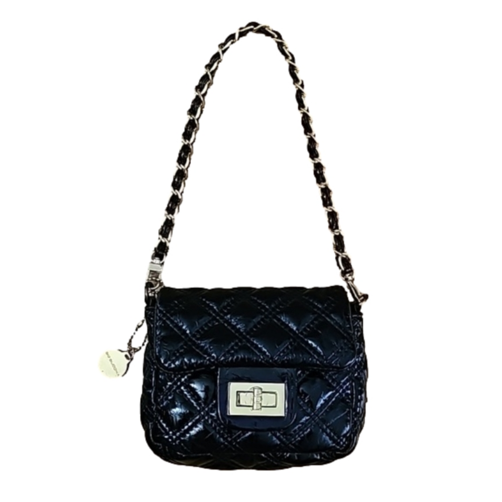 BIG BUDDHA Shiny Quilted Mini Bag